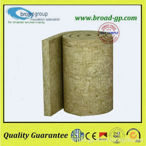High quality fireproof basalt fiber rolls rock wool insulation price in china